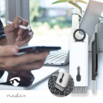Nedis Screen Cleaner | Sprøyte | 5 ml | Bærbar Datamaskin / Mus / Smarttelefon / Tablett / Tastatur | Visker inkludert