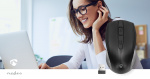 Nedis Mus | Wireless | 800 / 1200 / 1600 dpi | Justerbar DPI | Antall knapper: 4 | Both Handed