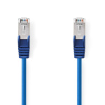 Nedis CAT5e nettverkskabel | SF/UTP | RJ45 Han | RJ45 Han | 15.0 m | Rund | PVC | Blå | Label