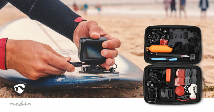 Nedis Handling Cam Mount | 41 in 1 | Sort Nedis Handling Cam Mount | 41 in 1 | Sort