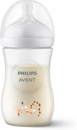 Philips Avent SCY903/66 Natural Response tåteflaske, 260 ml, giraff