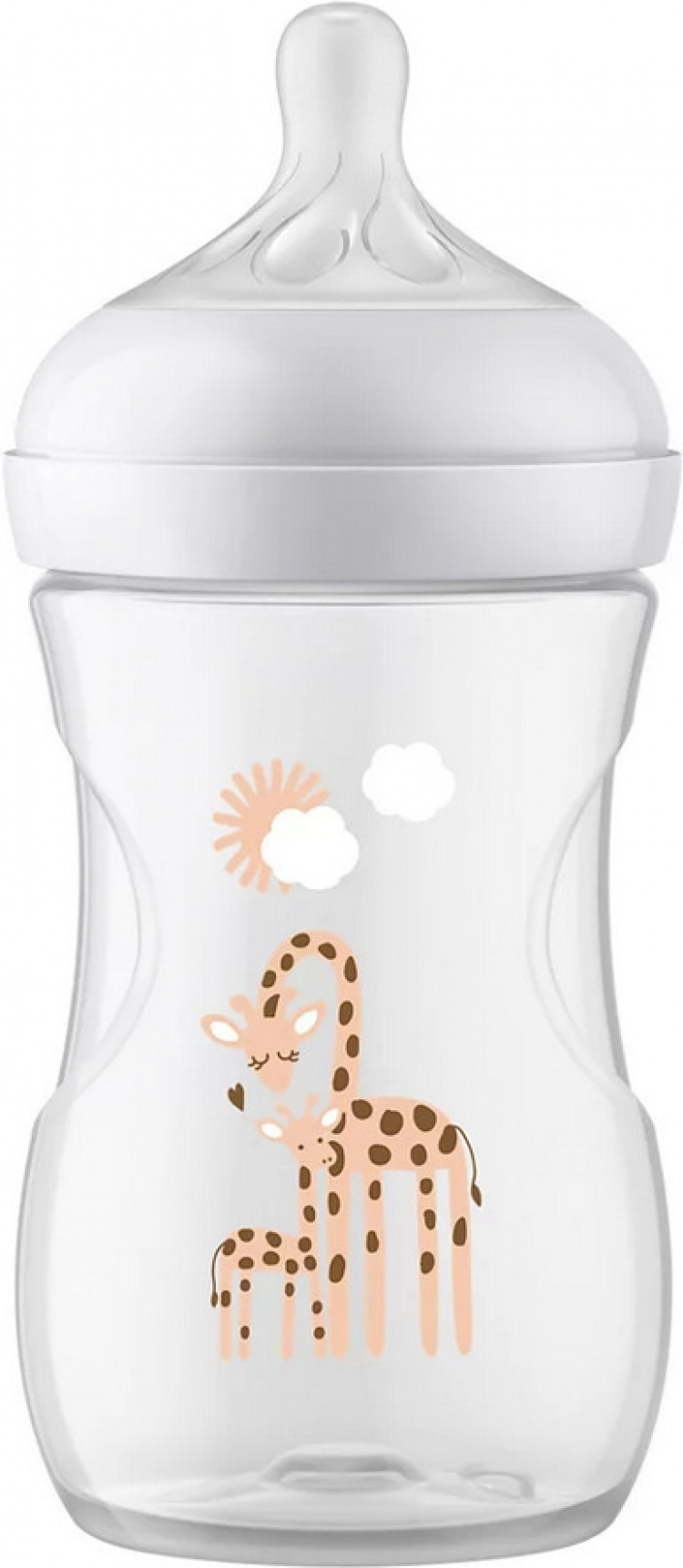 Philips Avent SCY903/66 Natural Response tåteflaske, 260 ml, giraff