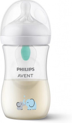 Philips Avent SCY673/81 Natural Response AirFree tåteflaske, 260 ml, elefant Philips Avent SCY673/81 Natural Response AirFree tåteflaske, 260 ml, elefant