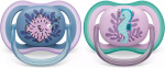 Philips Avent SCF085/61 Ultra Air-napp 6-18 måneder, 2 stk, sjøhest