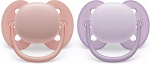 Philips Avent SCF091/31 Ultra Soft-smokker, 0-6 måneder, 2 stk, lilla Philips Avent SCF091/31 Ultra Soft-smokker, 0-6 måneder, 2 stk, lilla