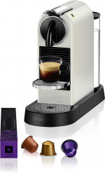 DeLonghi Nespresso Citiz kapselkaffemaskin, hvit