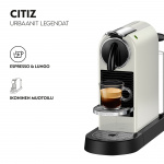 DeLonghi Nespresso Citiz kapselkaffemaskin, hvit