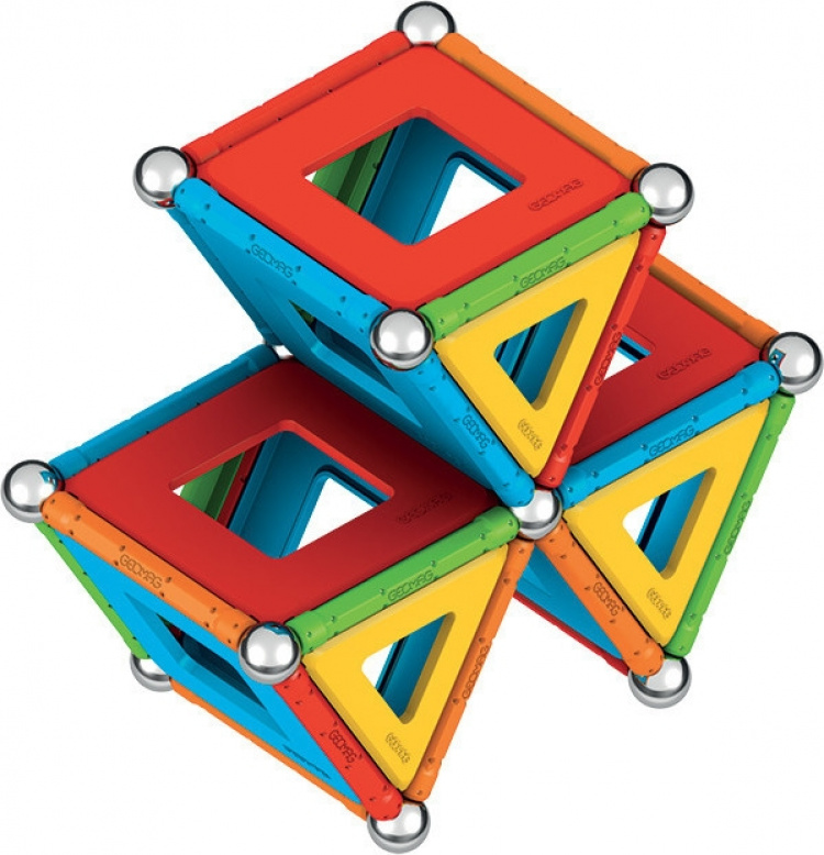 Geomag Super Colorful Magnetic Building Set, 78 deler