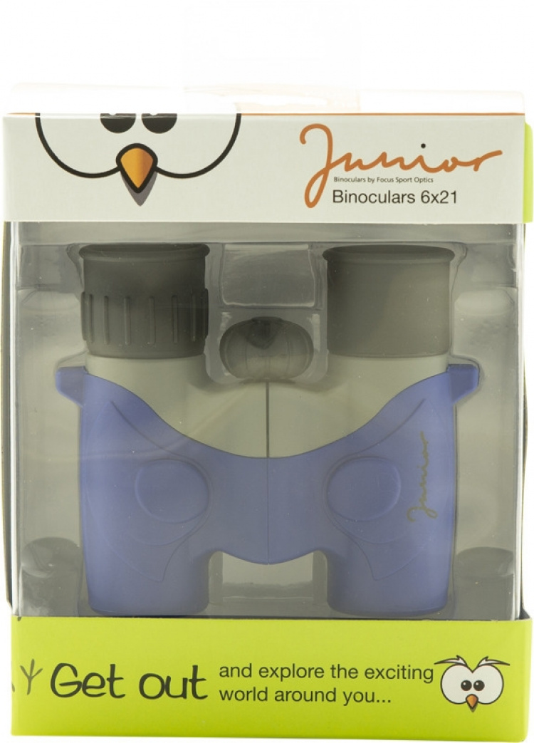 Focus Junior 6x21 kikkert for barn, blågrå
