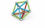 Geomag Supercolor Panels Recycled magnetisk byggesett, 60 deler
