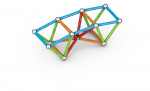 Geomag Supercolor Panels Recycled magnetisk byggesett, 60 deler