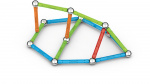 Geomag Supercolor Panels Recycled magnetisk byggesett, 60 deler