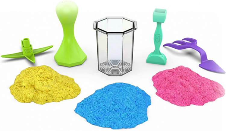 Kinetic Sand Squish N\' Create Magic Sand-sett