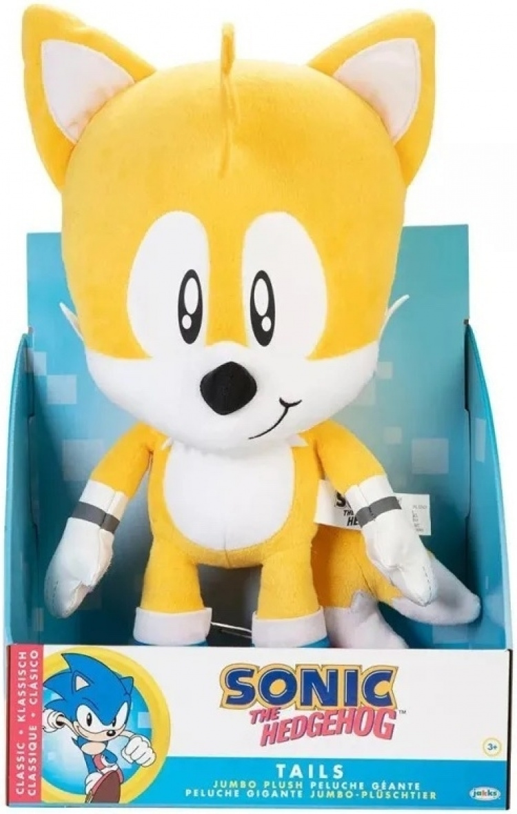 JAKKS Pacific Sega Sonic Jumbo Tails, 50 cm, myk leke JAKKS Pacific Sega Sonic Jumbo Tails, 50 cm, myk leke