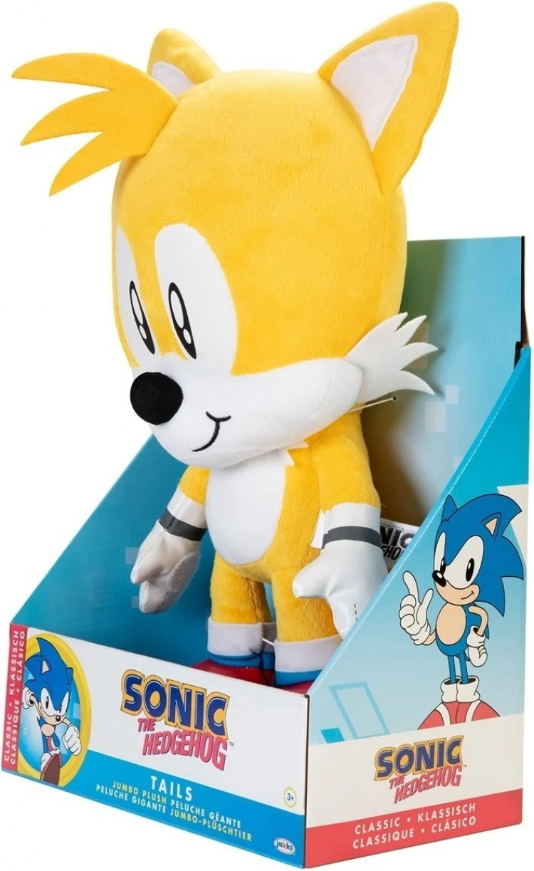 JAKKS Pacific Sega Sonic Jumbo Tails, 50 cm, myk leke JAKKS Pacific Sega Sonic Jumbo Tails, 50 cm, myk leke