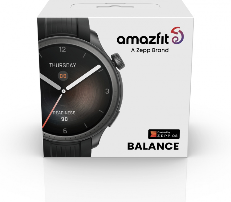 Amazfit Balance smartklokke, 46 mm, Midnight