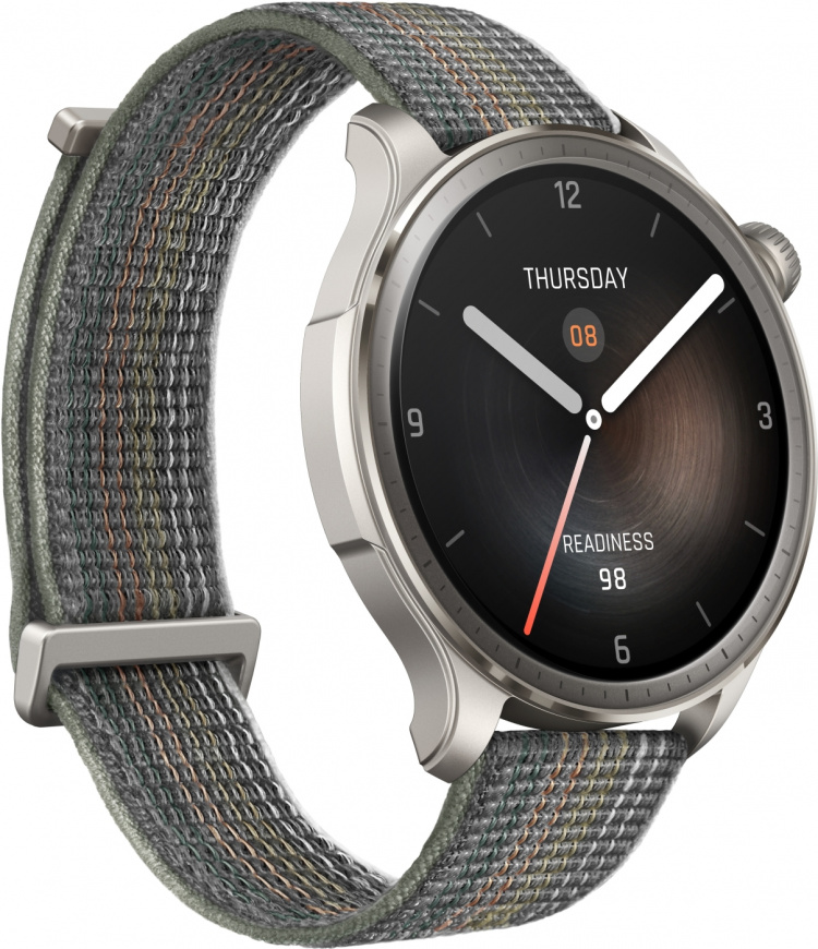 Amazfit Balance smartklokke, 46 mm, solnedgangsgrå