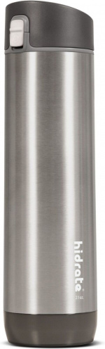 HidrateSpark PRO Chug Water bottle, 0,62 L, sølv