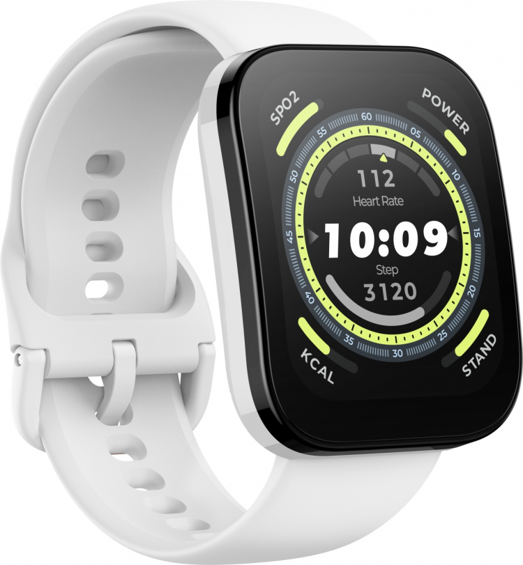 Amazfit Bip 5 smartklokke, 46 mm, kremhvit