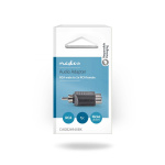 Nedis subwoofer Adapter | RCA Han | 2x RCA Hun | Nikkel belagt | Rett | ABS | Sort | 1 stk. | Boks