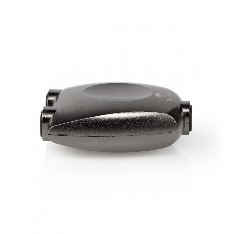 Nedis TosLink Adapter | Toslink Hunn | 2x Toslink Hunn | Splitter | Aluminium | Gun Metal Grå | 1 stk. | Boks