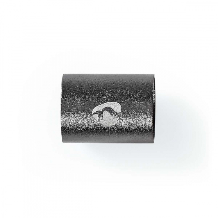 Nedis TosLink Adapter | Toslink Hunn | Toslink Hunn | Rett | Metall | Gun Metal Grå | 1 stk. | Boks