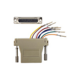 Nedis Serial adapter | Adapter | D-SUB 25-Pin Hun | RJ45 Hun | Nikkel belagt | ABS | Elfenben | Boks