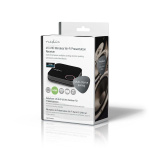Nedis Trådløs HDMI™ Mottaker | Wi-Fi | 2400 MHz | 30,0 m (siktlinje) | 4K@60Hz | 0.04 Gbps | PVC | Sort