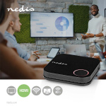 Nedis Trådløs HDMI™ Mottaker | Wi-Fi | 2400 MHz | 30,0 m (siktlinje) | 4K@60Hz | 0.04 Gbps | PVC | Sort