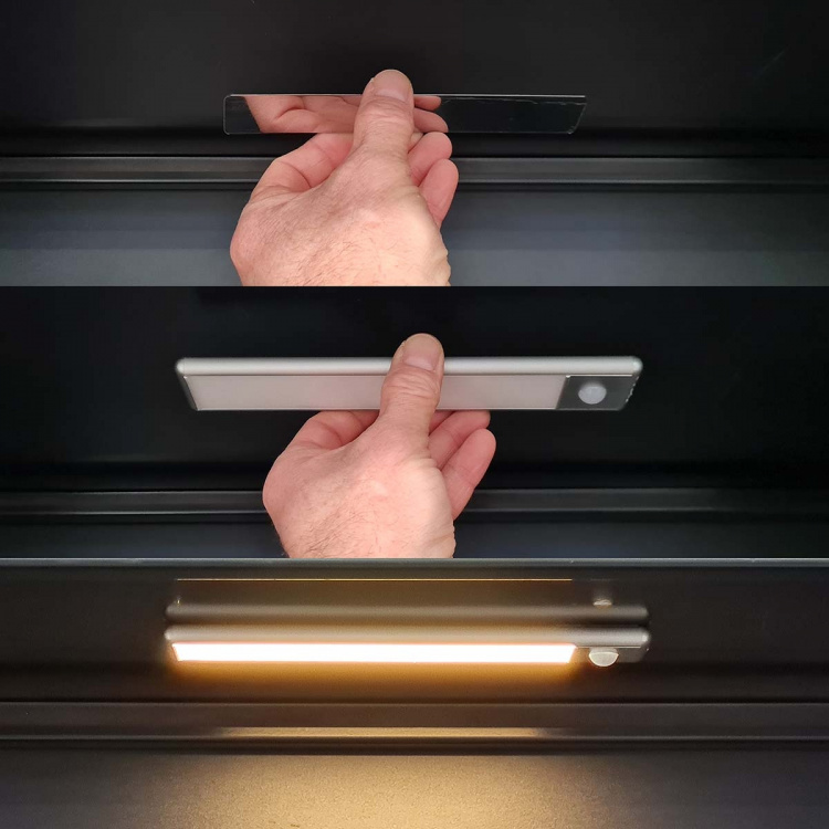 Nedis Skaplys | 110 lm | Oppladningsbar | 1100 mAh | Bevegelsessensor | 10 timer | 5 V DC