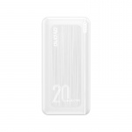 Dudao K12PQ+ powerbank 20000mAh 20Watt Hvit