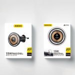 Dudao F12MAX trådløs billader 15watt Svart