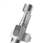 Dudao F18 Fjernstyrt selfiestick 110 cm hvit