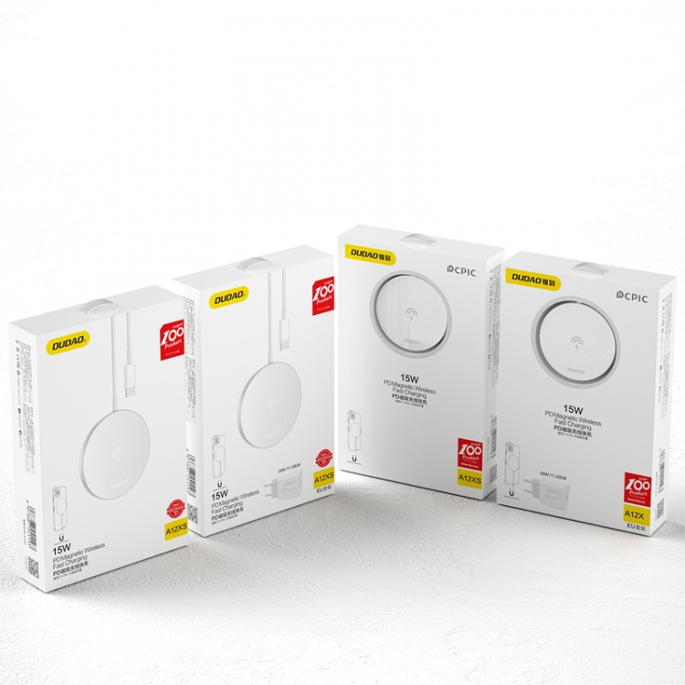 Dudao A12XS MagSafe-lader 15W svart