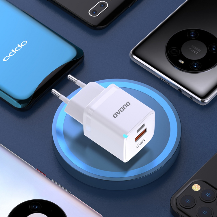 Dudao A13Pro Adapter 33Watt GaN 1xUSB-C + 1xUSB-A Dudao A13Pro Adapter 33Watt GaN 1xUSB-C + 1xUSB-A