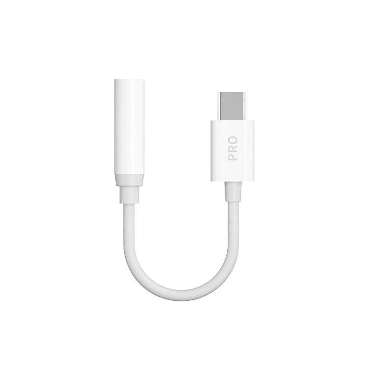 Dudao Adapter Dudao L16CPro USB-C til jack 0,1 m (hvit)