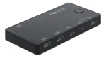 DeLOCK HDMI / USB-C™ KVM-bryter 4K 60 Hz med USB 2.0