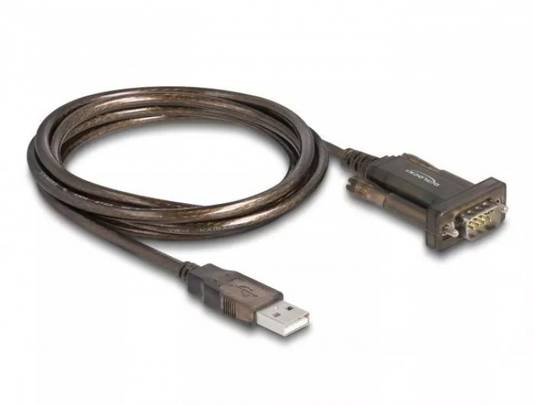 DeLOCK Adapter USB 2.0 Type-A > 1 x seriell DB9 RS-232