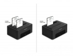 DeLOCK Dobbel dokkingstasjon for 2 x SATA HDD / SSD