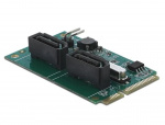 DeLOCK Mini PCIe-omformer til 2 x SATA med RAID DeLOCK Mini PCIe-omformer til 2 x SATA med RAID