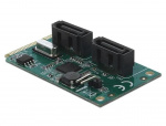 DeLOCK Mini PCIe-omformer til 2 x SATA med RAID DeLOCK Mini PCIe-omformer til 2 x SATA med RAID