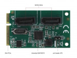 DeLOCK Mini PCIe-omformer til 2 x SATA med RAID DeLOCK Mini PCIe-omformer til 2 x SATA med RAID