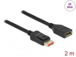 DeLOCK DisplayPort-forlengelseskabel 8K 60 Hz 2 m