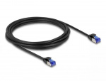 DeLOCK RJ45 nettverkskabel Cat.6A S/FTP Slim 3 m svart