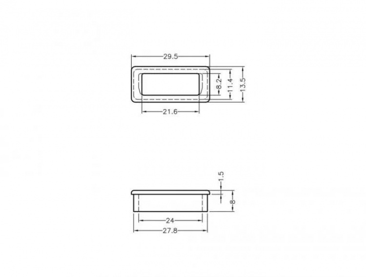 DeLOCK Støvdeksel for DVI hunn 10 stk svart