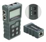 DeLOCK LCD Kabeltester RJ45 / PoE / DC, mørkegrå DeLOCK LCD Kabeltester RJ45 / PoE / DC, mørkegrå