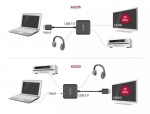 DeLOCK HDMI Audio Extractor 4K 60 Hz kompakt, svart DeLOCK HDMI Audio Extractor 4K 60 Hz kompakt, svart