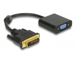 DeLOCK Adapter DVI-D 24+1 hann > VGA hunn svart DeLOCK Adapter DVI-D 24+1 hann > VGA hunn svart