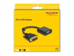 DeLOCK Adapter DVI-D 24+1 hann > VGA hunn svart DeLOCK Adapter DVI-D 24+1 hann > VGA hunn svart