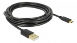 DeLOCK USB 2.0 cable Type-A to Type-C 3 m
